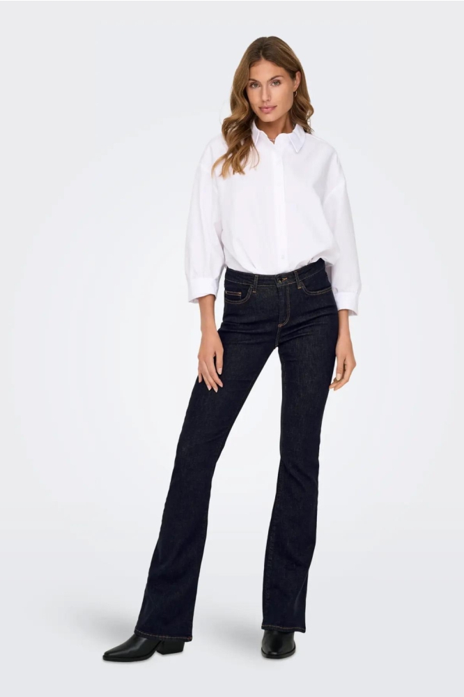 ONLBLUSH MID FL STAYBLUE DNM REA023 15327135 DARK BLUE DENIM